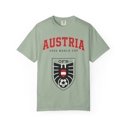AUSTRIA Unisex Garment-Dyed T-shirt
