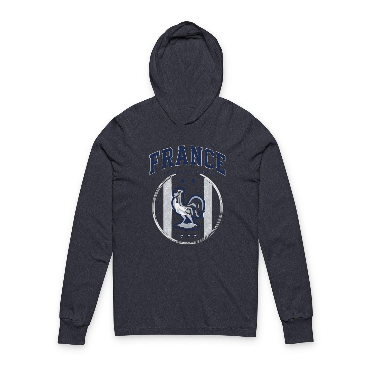 France Hoodie Tee — Lightweight Hooded Long-Sleeve Shirt