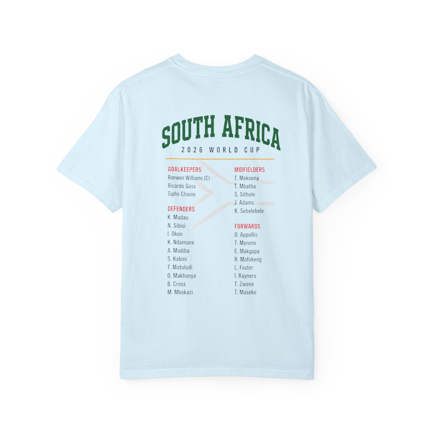 FIFA SOUTH AFRICA Unisex Garment-Dyed T-shirt
