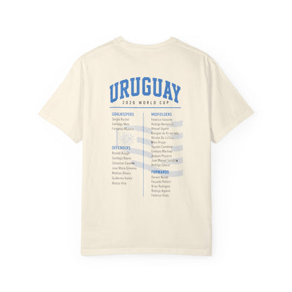 Uruguay Unisex Garment-Dyed T-shirt