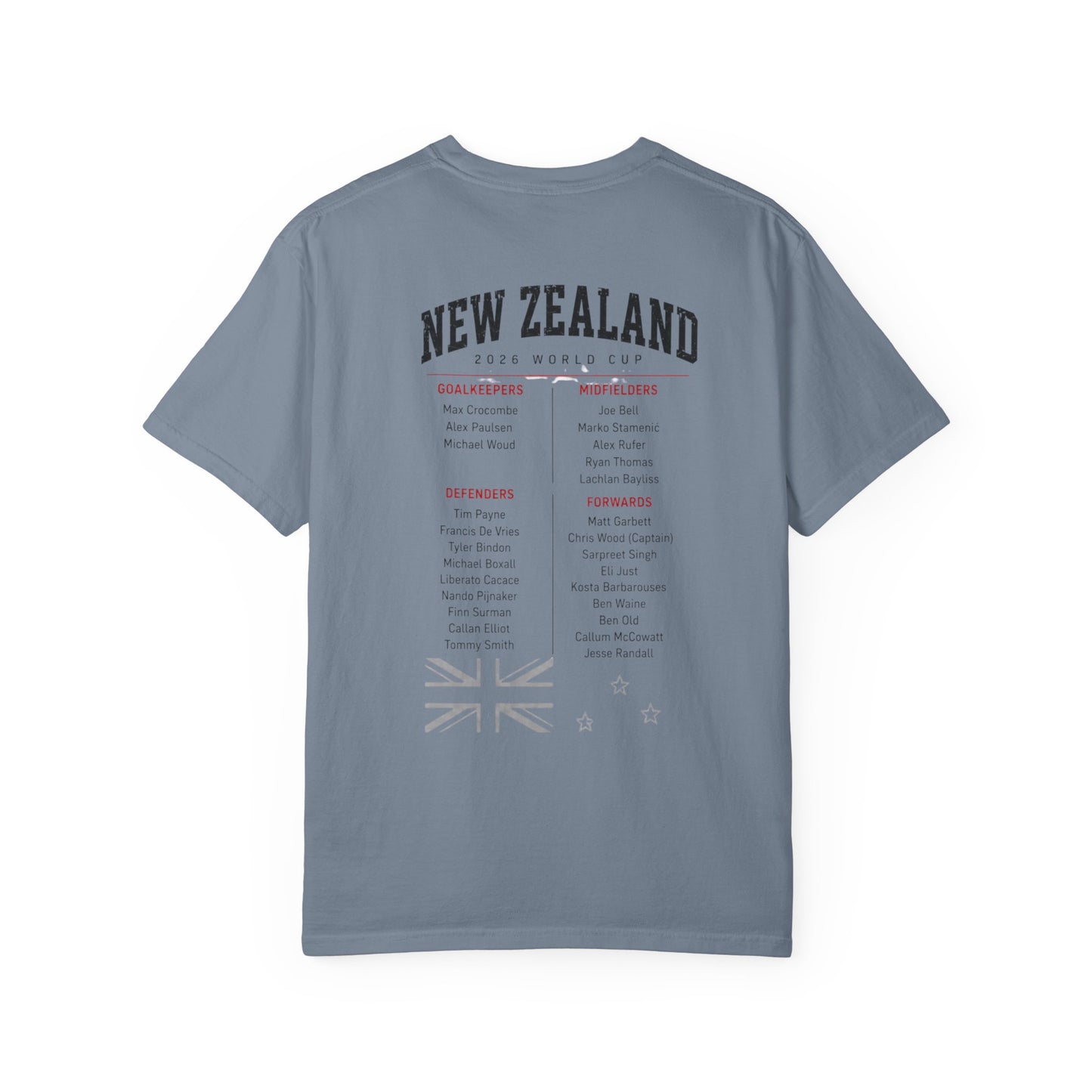NEW ZEALAND Unisex Garment-Dyed T-shirt