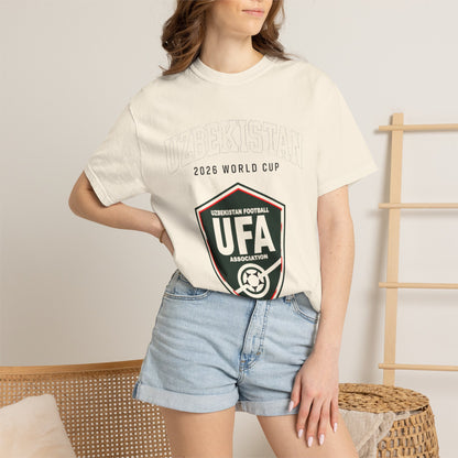 UZBEKISTAN Unisex Garment-Dyed T-shirt