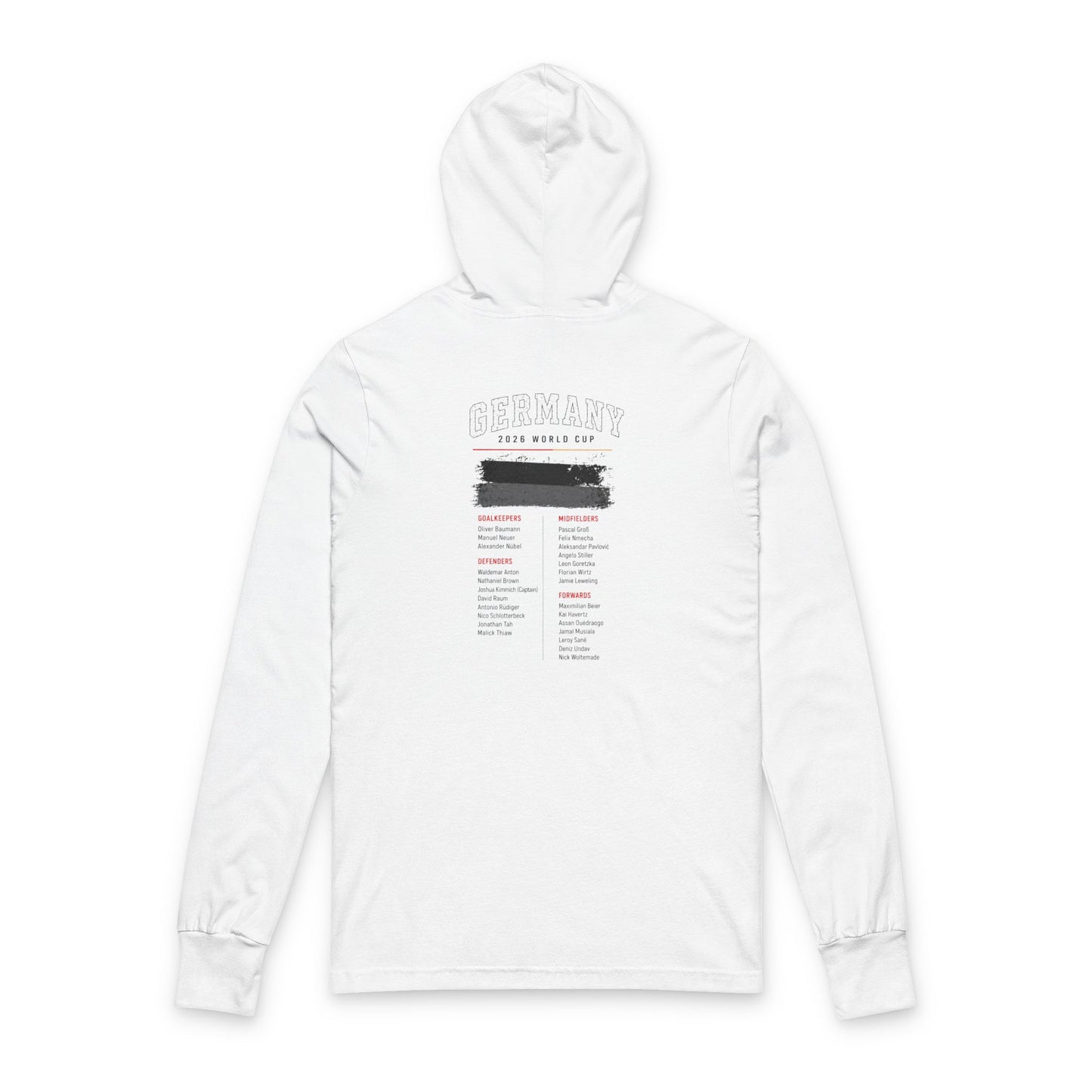 Germany Hoodie Tee — Lightweight Hooded Long-Sleeve Shirt