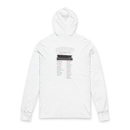 Germany Hoodie Tee — Lightweight Hooded Long-Sleeve Shirt