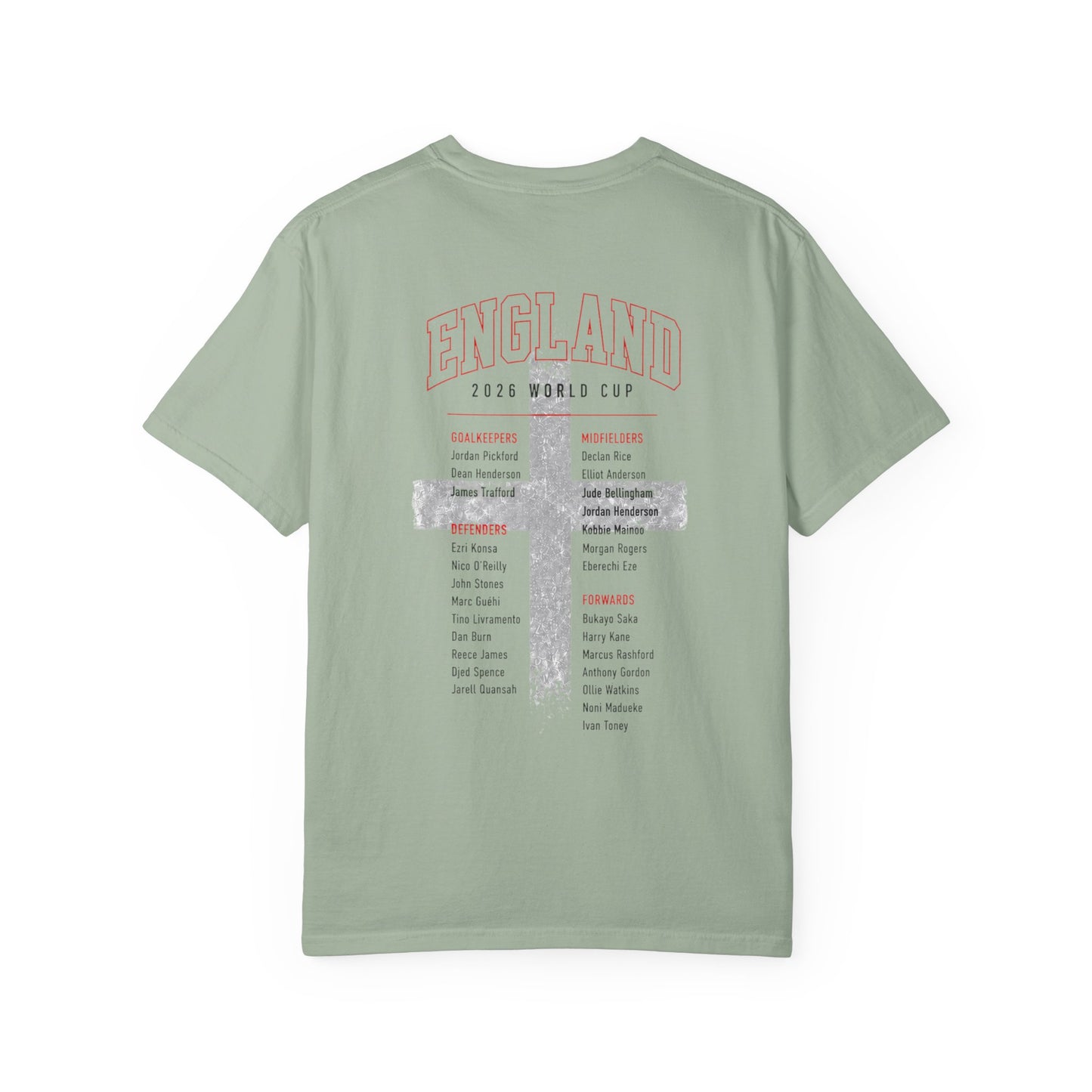 ENGLAND Unisex Garment-Dyed T-shirt