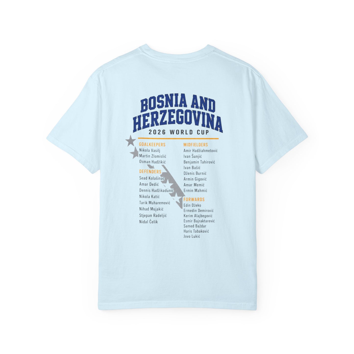 BOSNIA AND HERZEGOVINA Unisex Garment-Dyed T-shirt