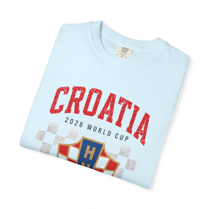 CROATIA Unisex Garment-Dyed T-shirt