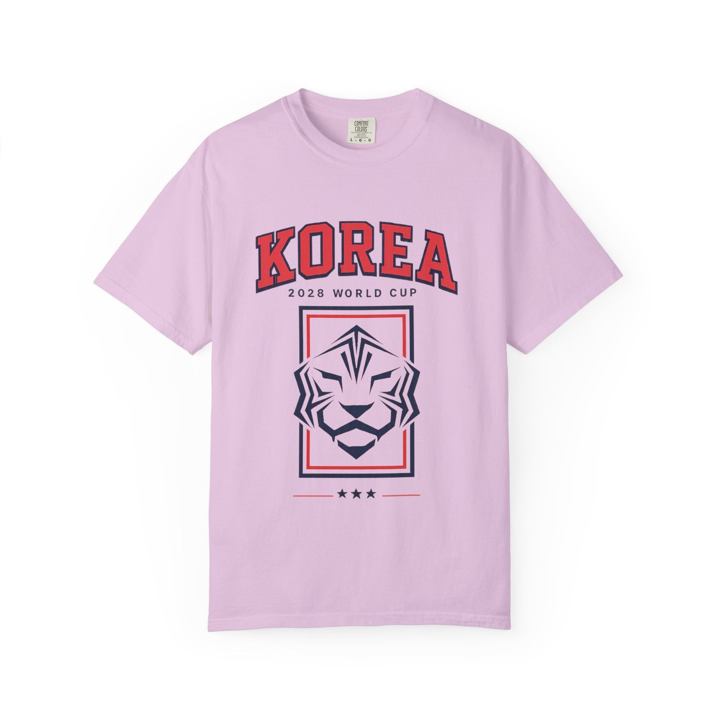 KOREA Unisex Garment-Dyed T-shirt