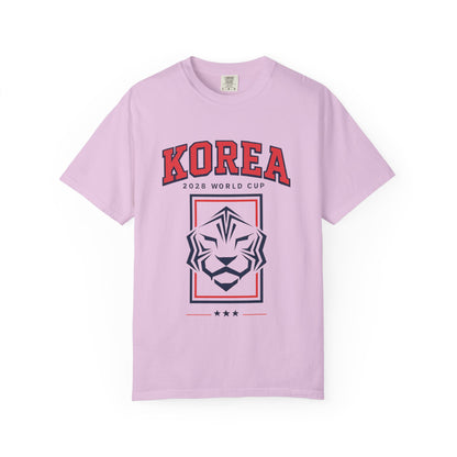 KOREA Unisex Garment-Dyed T-shirt