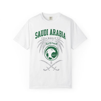 SAUDI ARABIA Unisex Garment-Dyed T-shirt