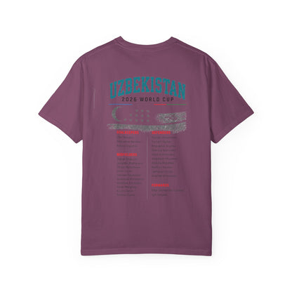 UZBEKISTAN Unisex Garment-Dyed T-shirt
