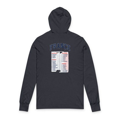 France Hoodie Tee — Lightweight Hooded Long-Sleeve Shirt