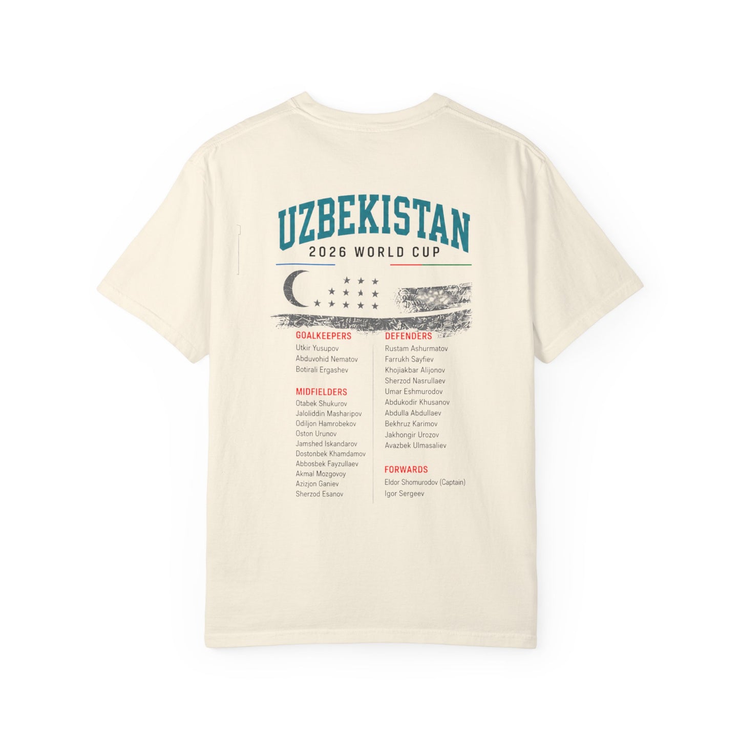 UZBEKISTAN Unisex Garment-Dyed T-shirt