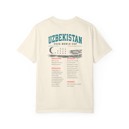 UZBEKISTAN Unisex Garment-Dyed T-shirt