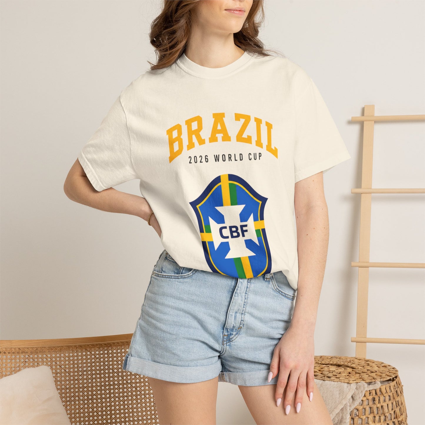 BRAZIL Unisex Garment-Dyed T-shirt