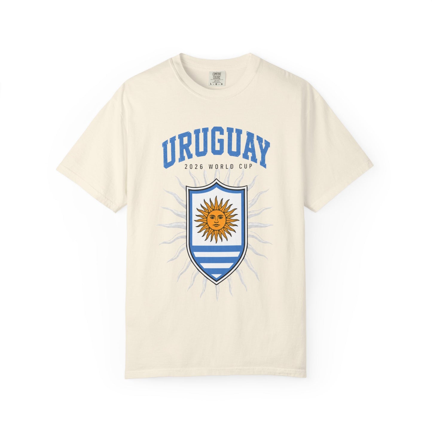 Uruguay Unisex Garment-Dyed T-shirt