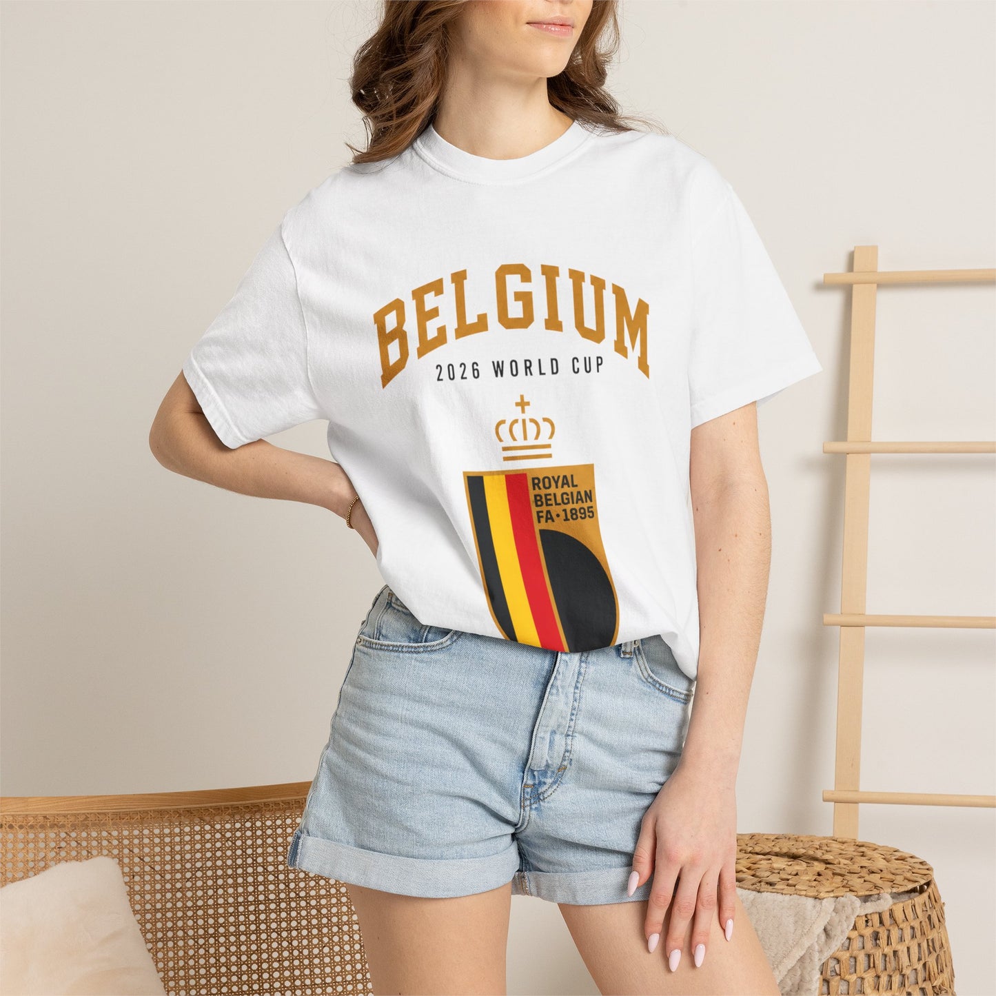 Belgium Unisex Garment-Dyed T-shirt