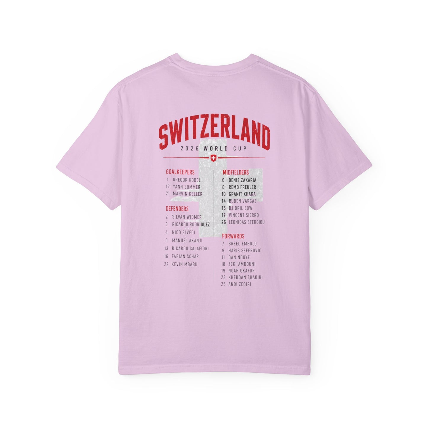 SWITZERLAND Unisex Garment-Dyed T-shirt