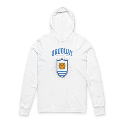 Uruguay Hoodie Tee — Lightweight Hooded Long-Sleeve Shirt