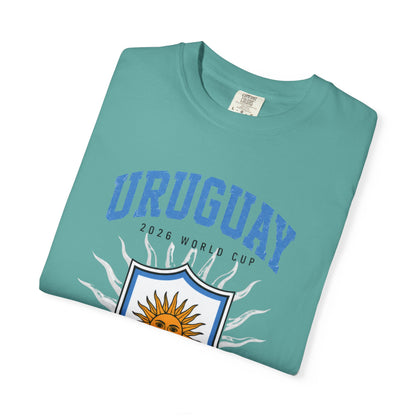 Uruguay Unisex Garment-Dyed T-shirt