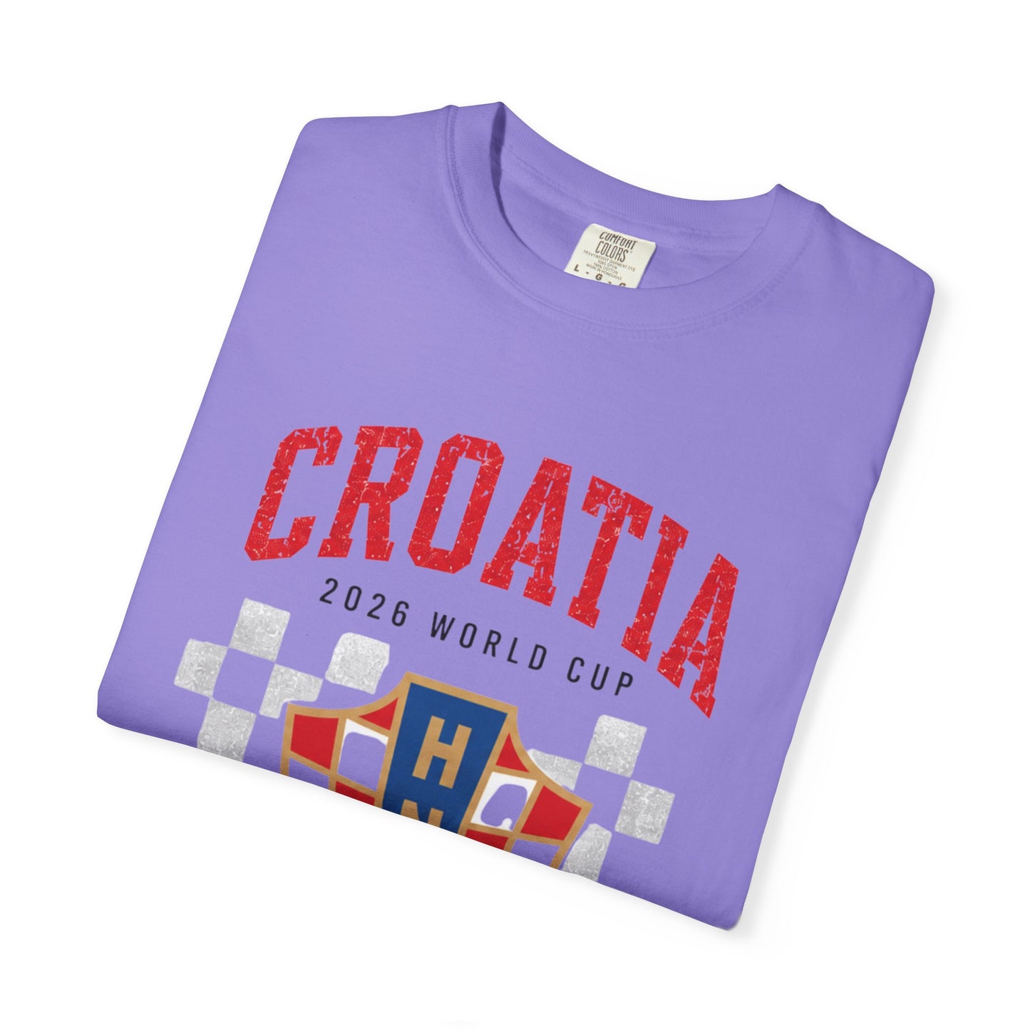 CROATIA Unisex Garment-Dyed T-shirt