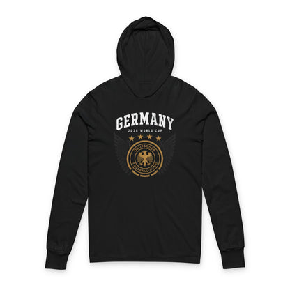 Germany Hoodie Tee — Lightweight Hooded Long-Sleeve Shirt