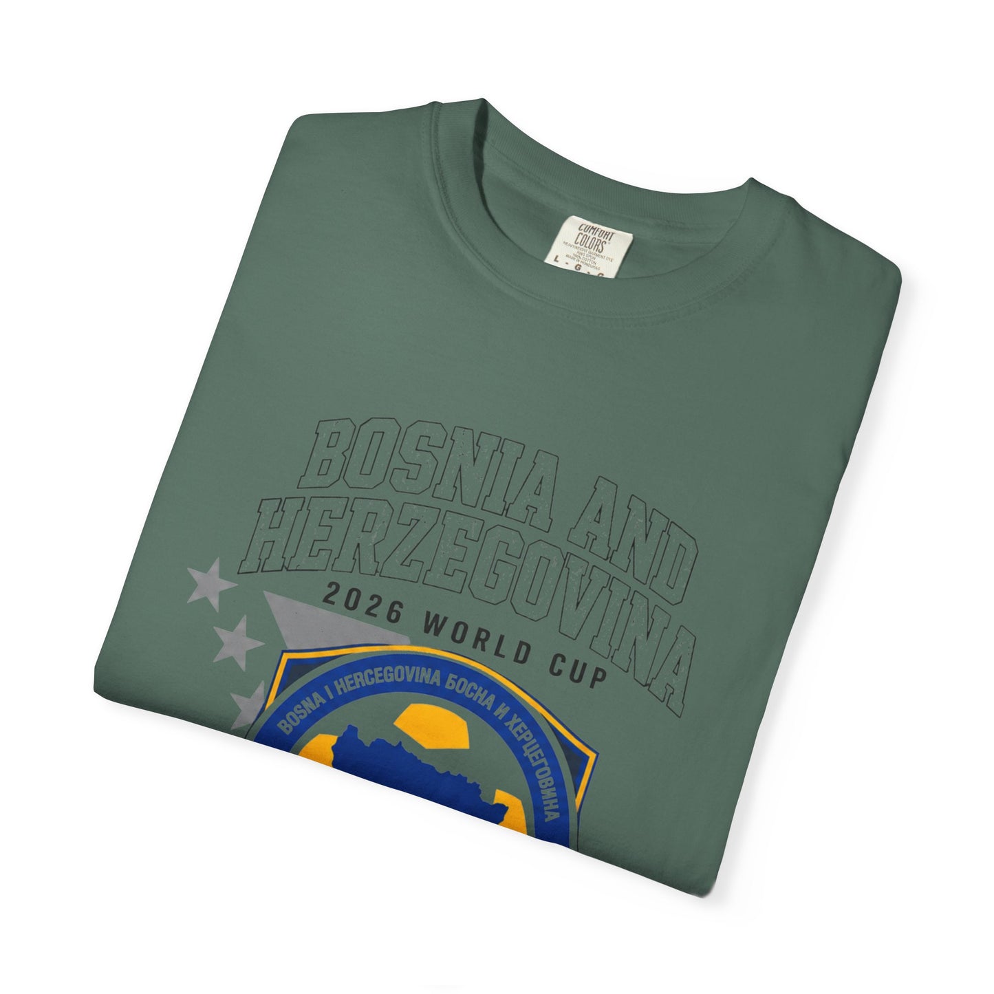 BOSNIA AND HERZEGOVINA Unisex Garment-Dyed T-shirt