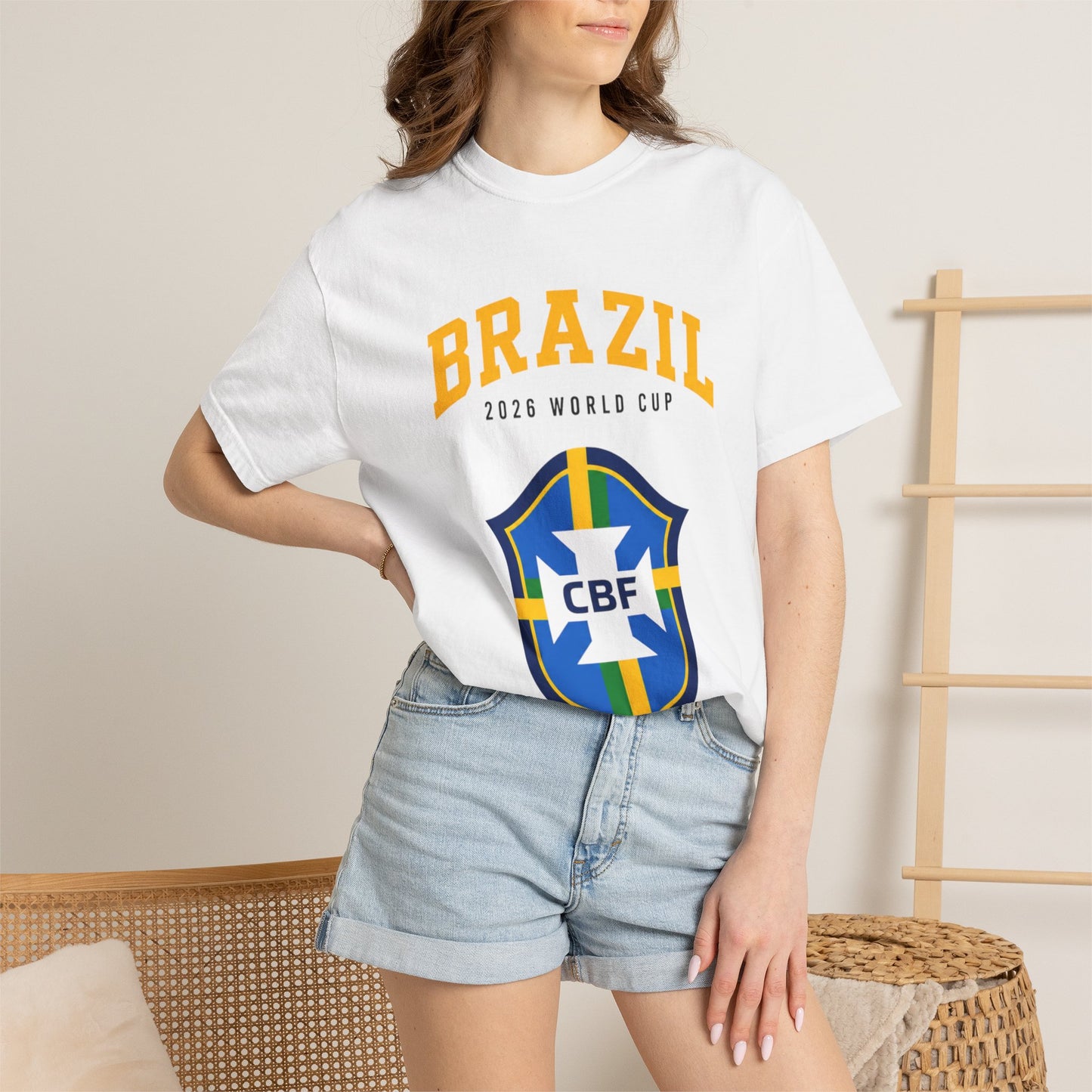 BRAZIL Unisex Garment-Dyed T-shirt