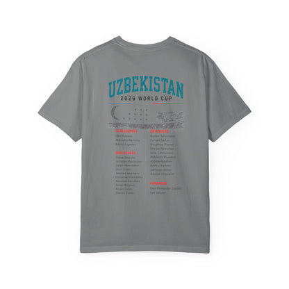 UZBEKISTAN Unisex Garment-Dyed T-shirt