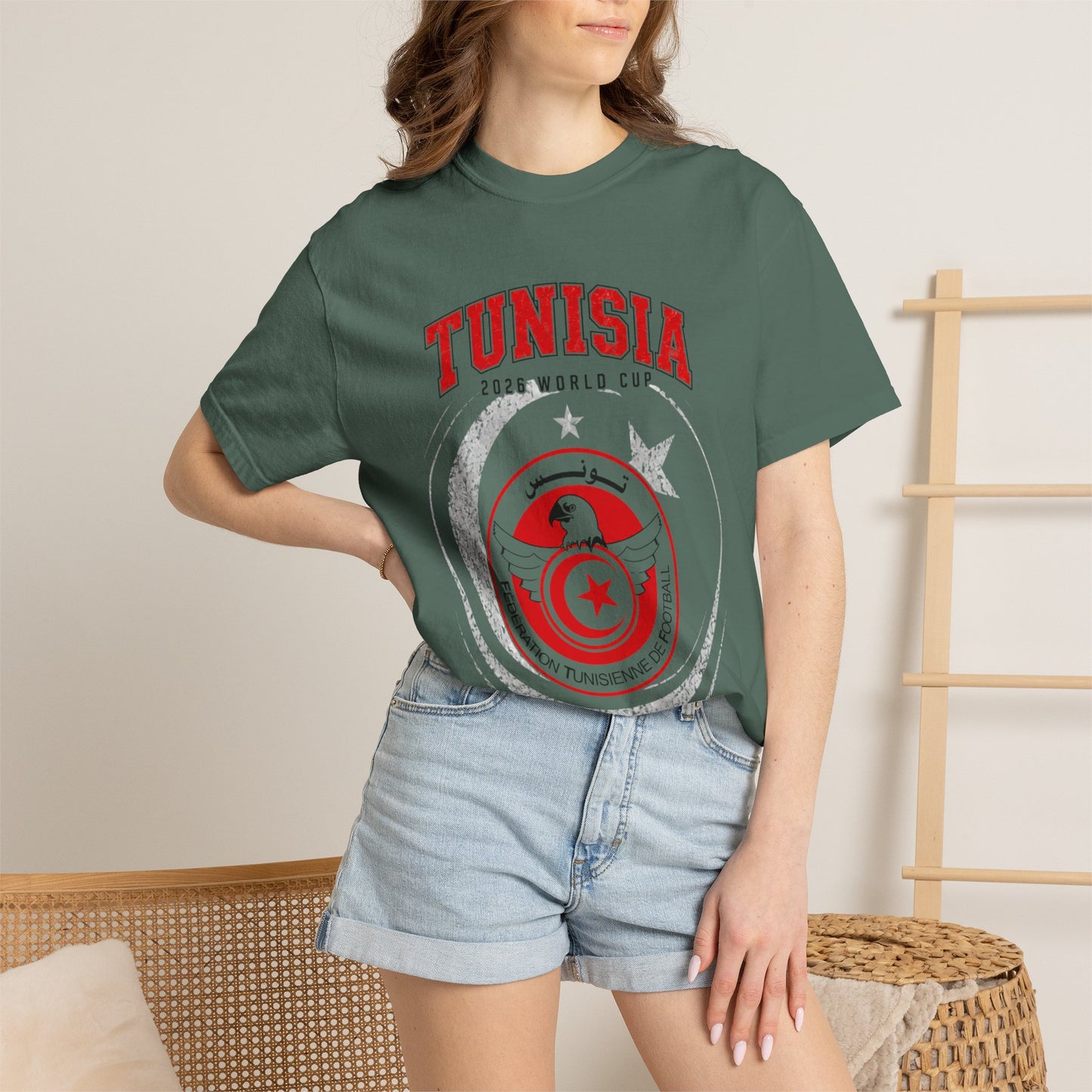 TUNISIA Unisex Garment-Dyed T-shirt
