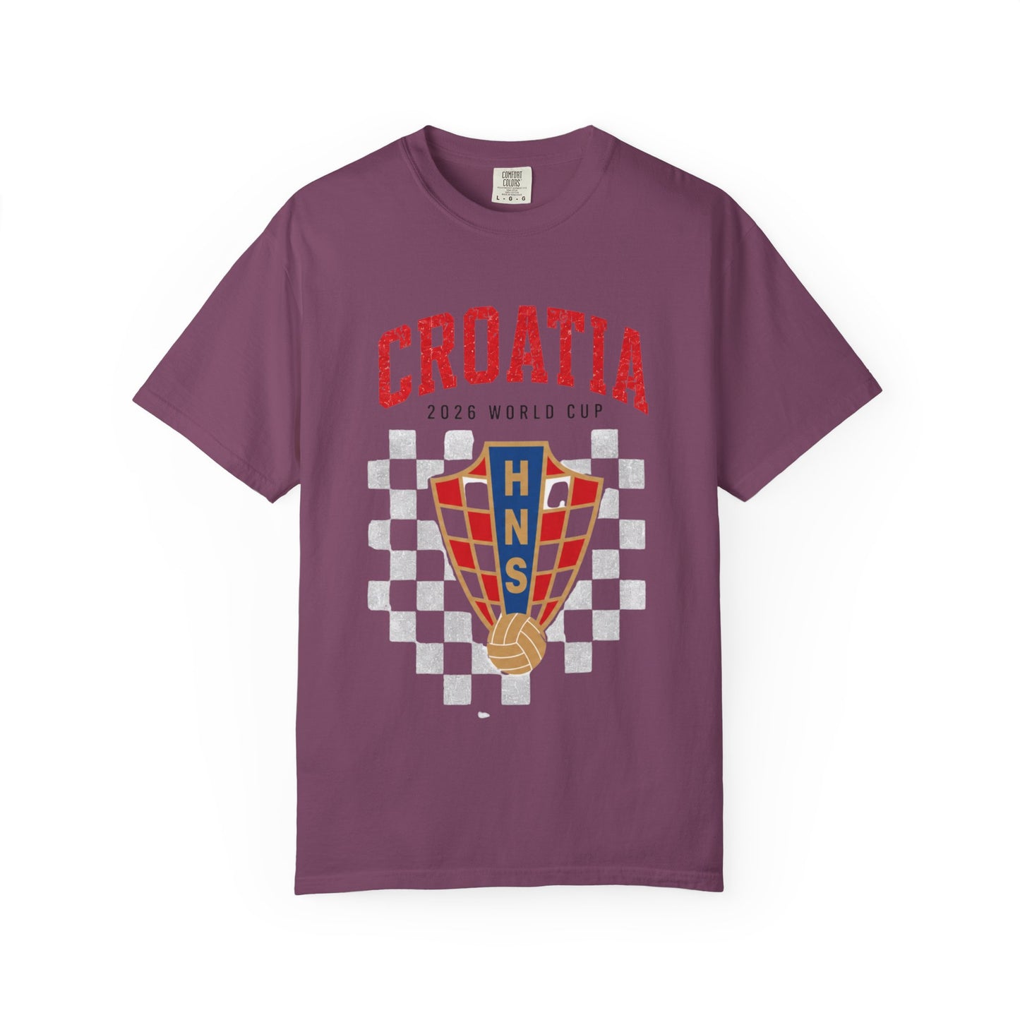 CROATIA Unisex Garment-Dyed T-shirt
