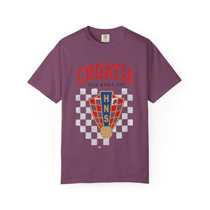 CROATIA Unisex Garment-Dyed T-shirt