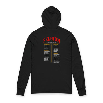 Belgium Hoodie Tee — Lightweight Hooded Long-Sleeve Shirt