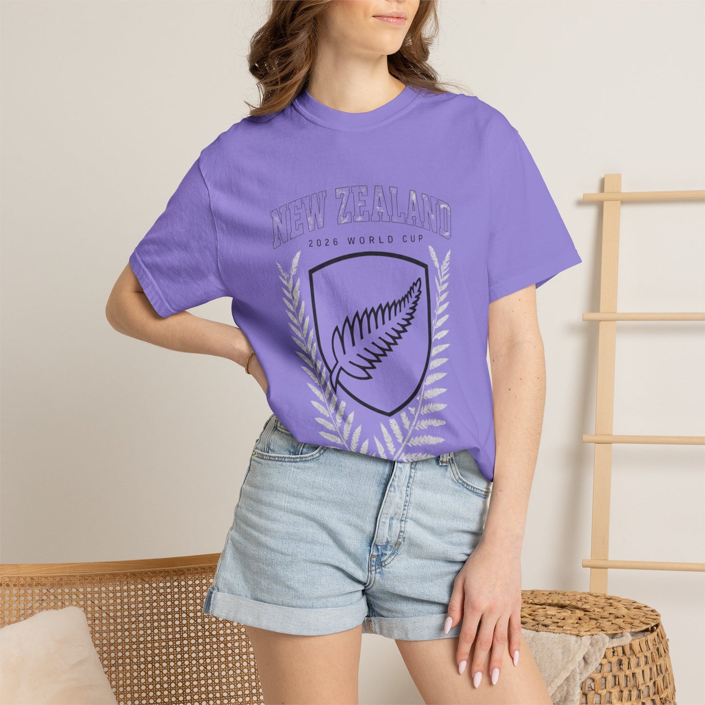 NEW ZEALAND Unisex Garment-Dyed T-shirt