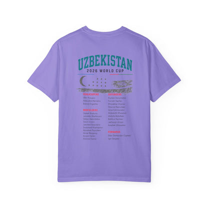 UZBEKISTAN Unisex Garment-Dyed T-shirt