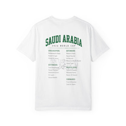 SAUDI ARABIA Unisex Garment-Dyed T-shirt