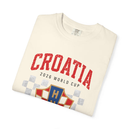CROATIA Unisex Garment-Dyed T-shirt