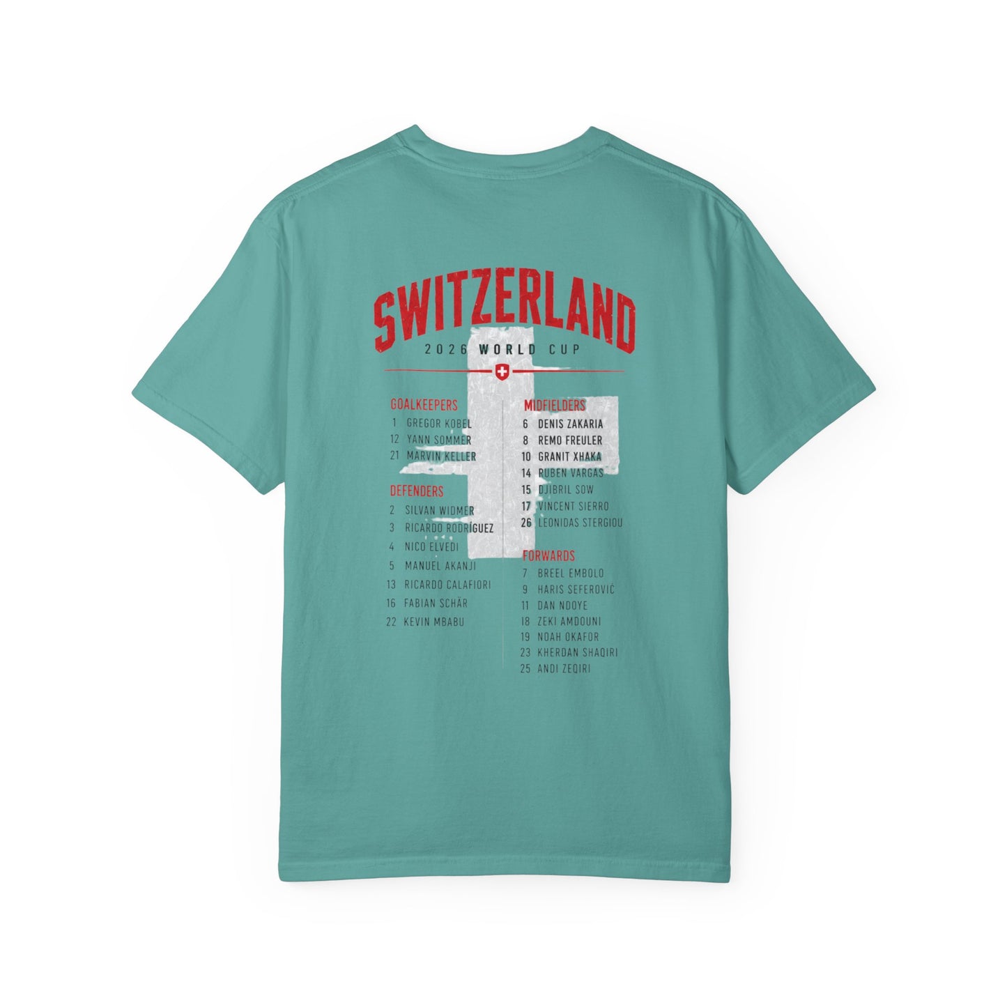 SWITZERLAND Unisex Garment-Dyed T-shirt