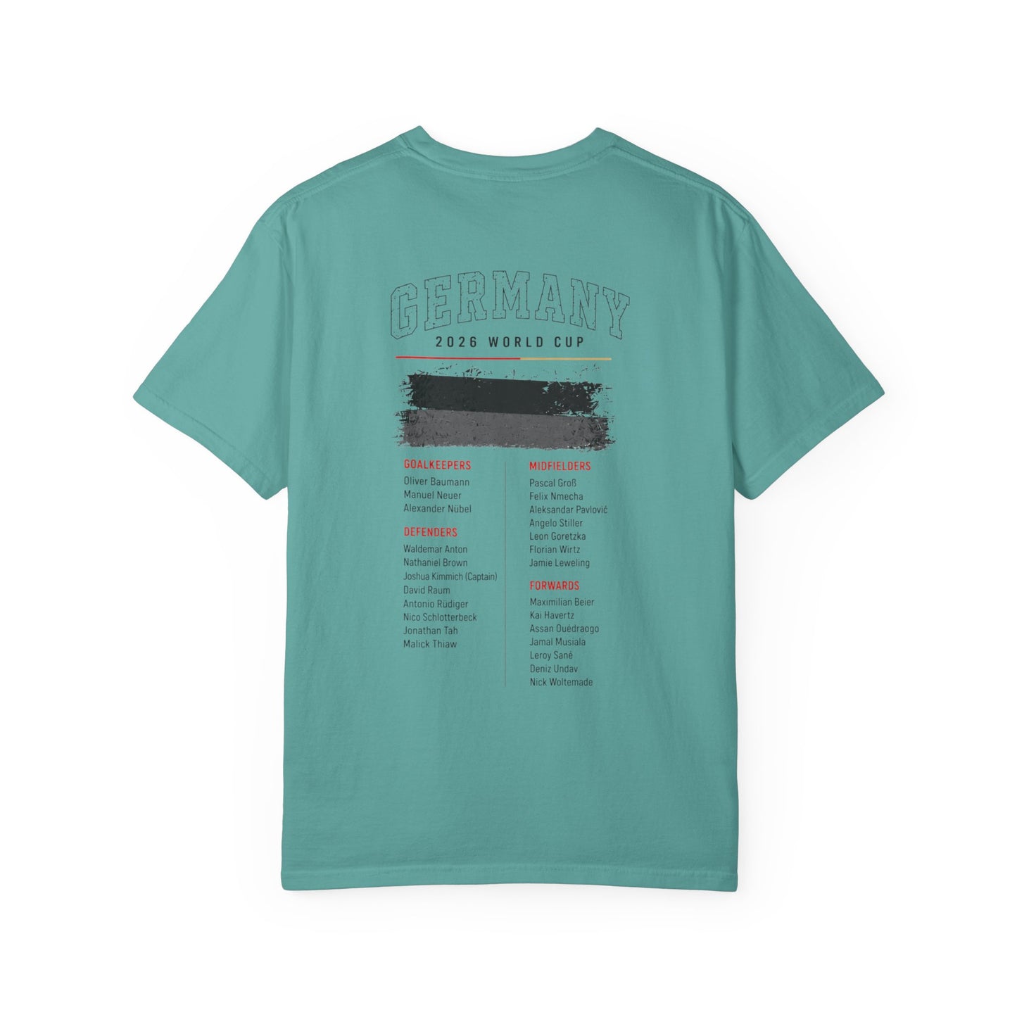 Germany Unisex Garment-Dyed T-shirt