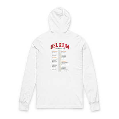 Belgium Hoodie Tee — Lightweight Hooded Long-Sleeve Shirt