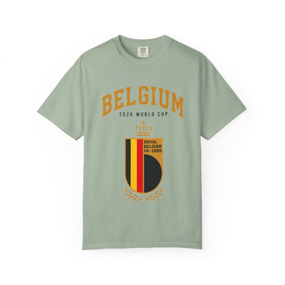 Belgium Unisex Garment-Dyed T-shirt