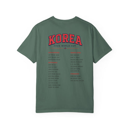 KOREA Unisex Garment-Dyed T-shirt