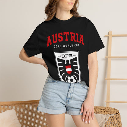 AUSTRIA Unisex Garment-Dyed T-shirt