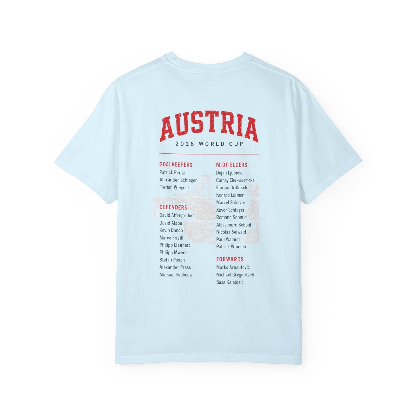 AUSTRIA Unisex Garment-Dyed T-shirt