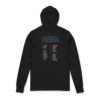 France Hoodie Tee — Lightweight Hooded Long-Sleeve Shirt