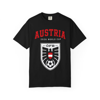 AUSTRIA Unisex Garment-Dyed T-shirt