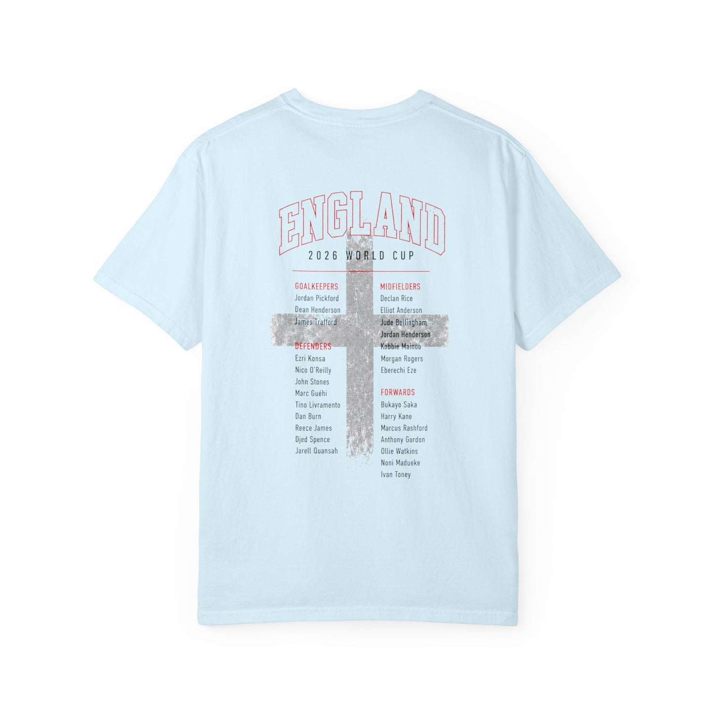 ENGLAND Unisex Garment-Dyed T-shirt