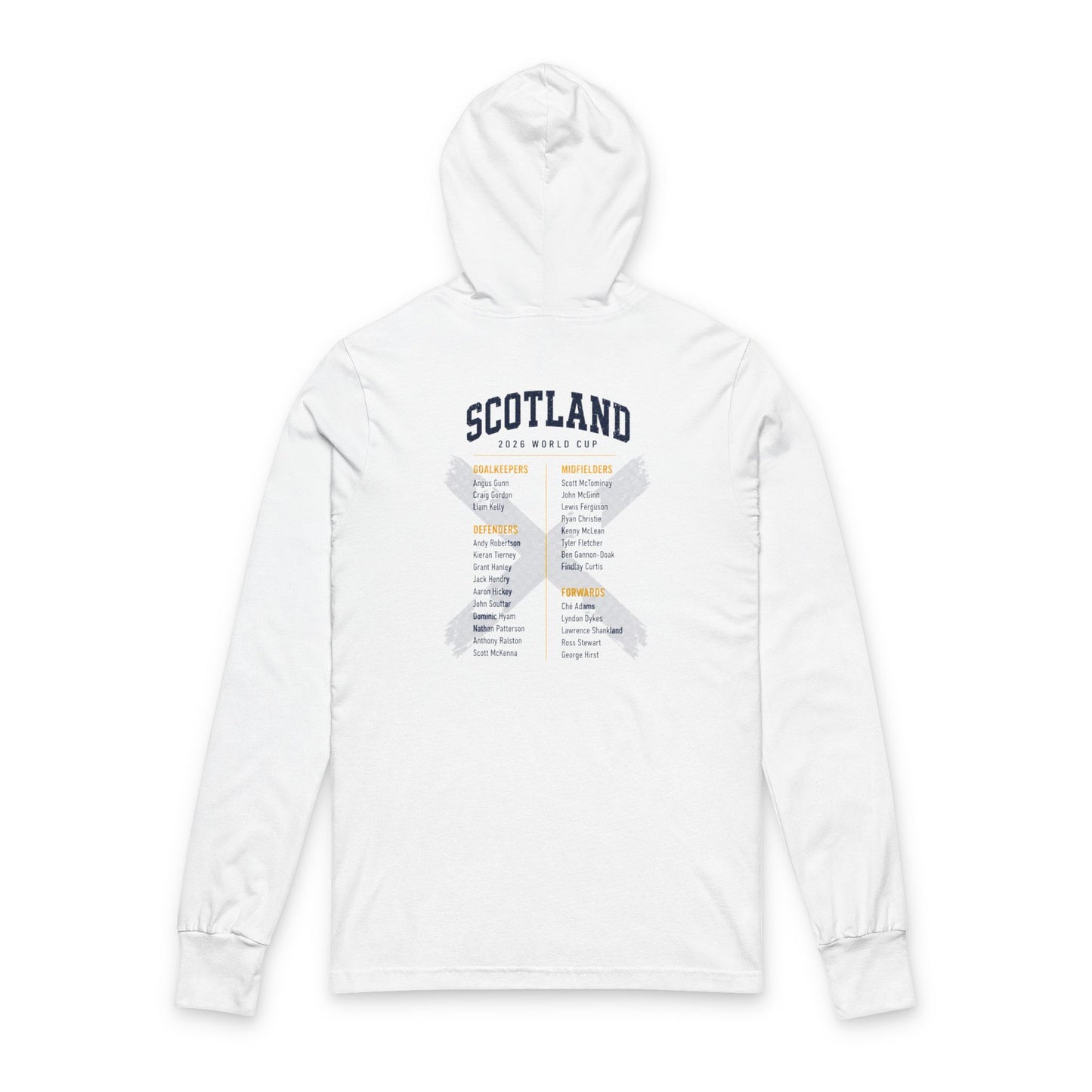 SCOTLAND Hoodie Tee — Lightweight Hooded Long-Sleeve Shirt