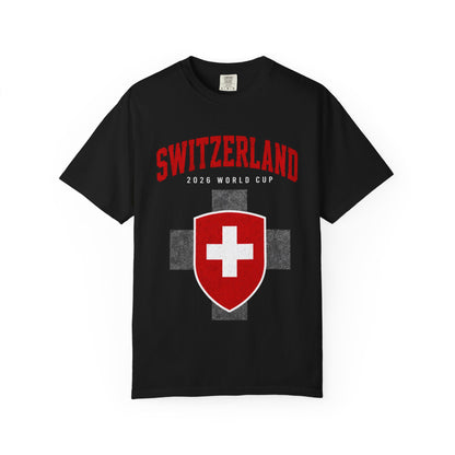 SWITZERLAND Unisex Garment-Dyed T-shirt