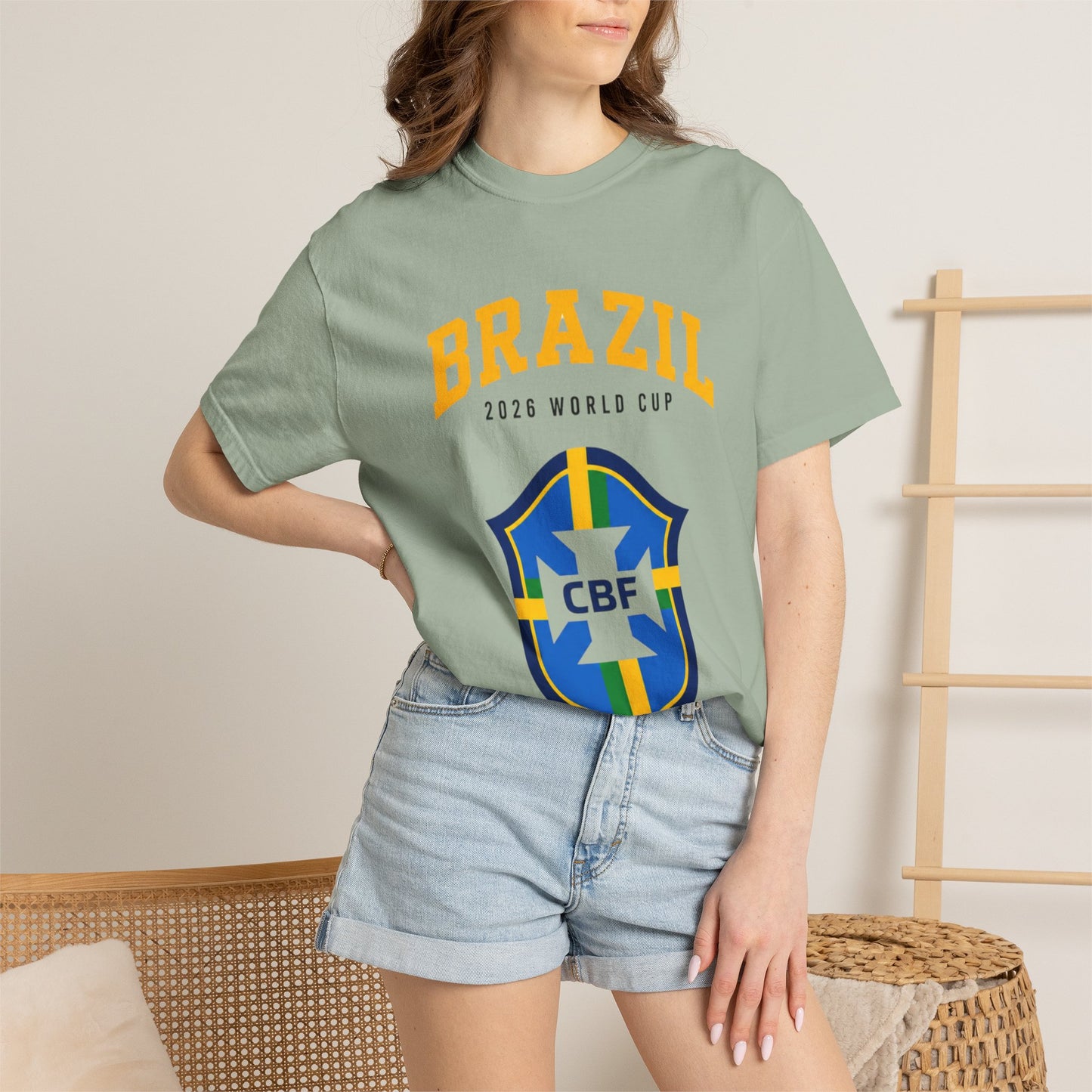 BRAZIL Unisex Garment-Dyed T-shirt